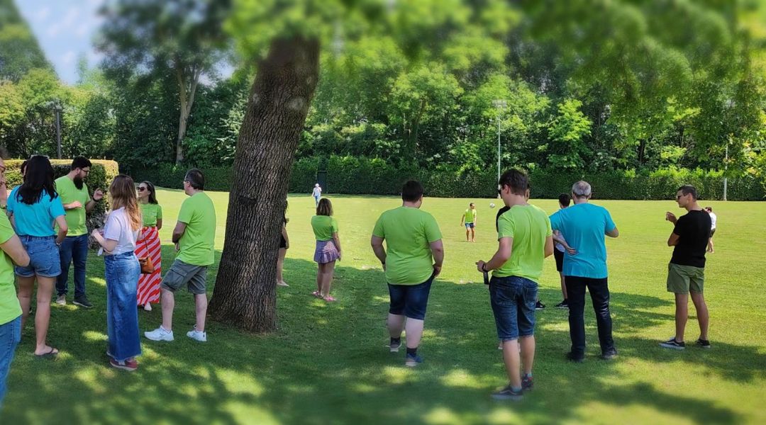 Il team di SenticLab e synbrAIn unito per l'evento aziendale 2023